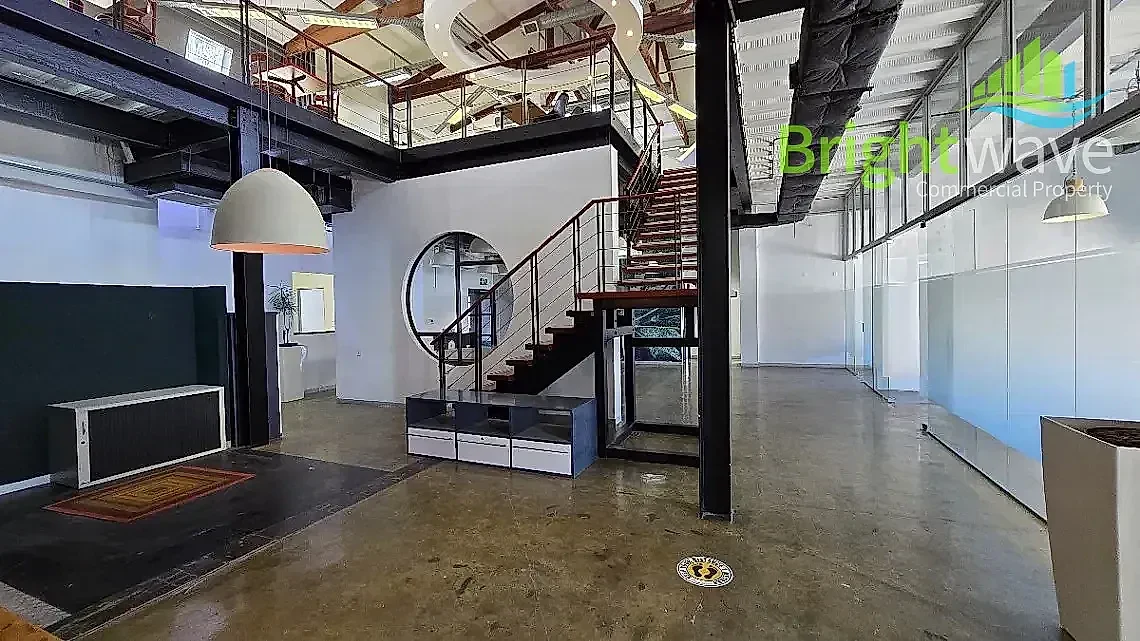 Open plan office area at 30 Keerom St, Velocity House, Cape Town CBD