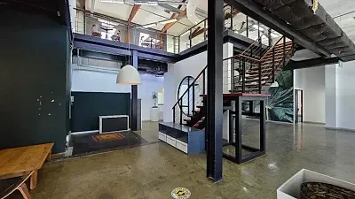 Open plan office area at 30 Keerom St, Velocity House, Cape Town CBD