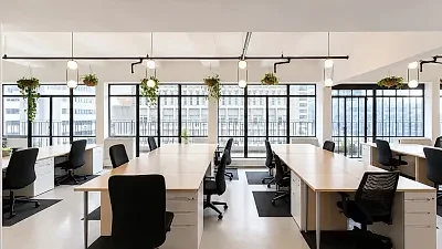 Open plan office area at Vunani Chambers