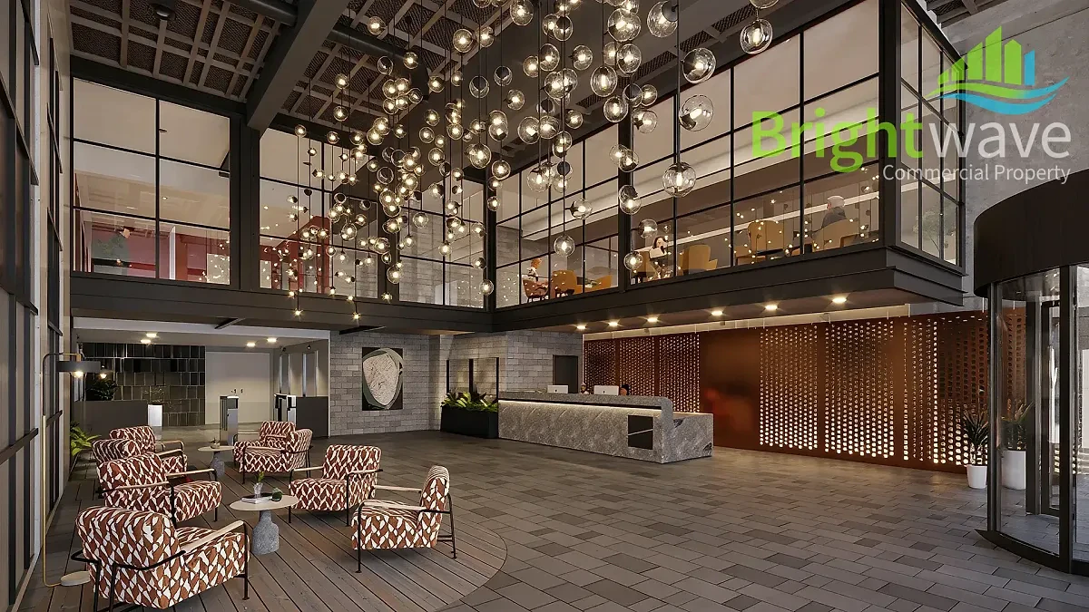 Open plan retail area at 111 Bree Street