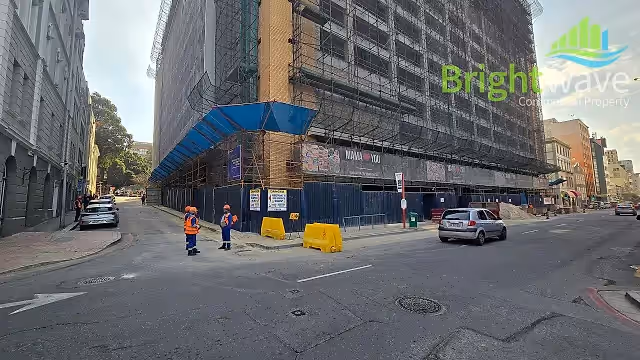 Retail to let at 111 Bree Street in Cape Town CBD.