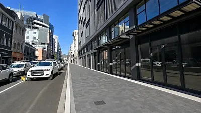 Retail layout at 111 Bree Street, Cape Town CBD