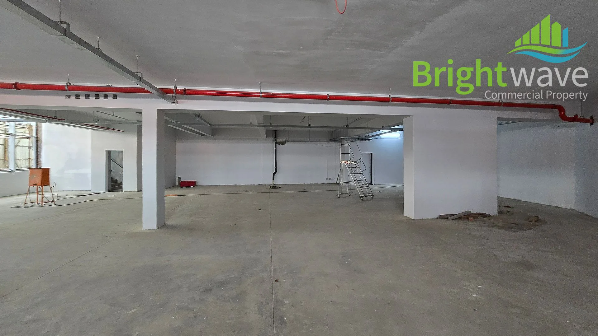Open plan retail area at 111 Bree Street