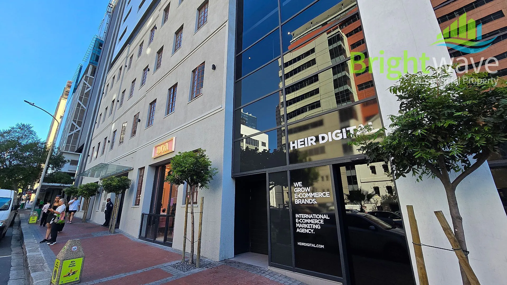 Open plan office area at 16 Bree St, 16 on Bree, Cape Town CBD