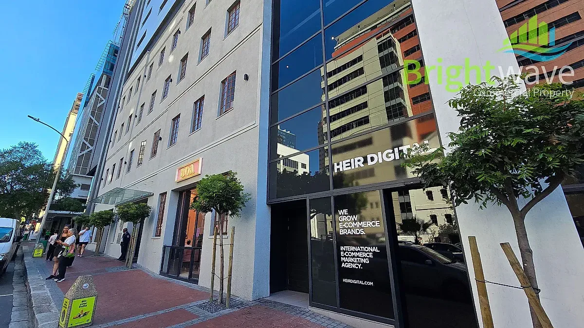 Open plan office area at 16 Bree St, 16 on Bree, Cape Town CBD