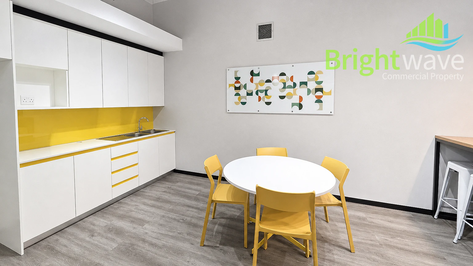 Open plan office area at 33 Martin Hammerschlag Way