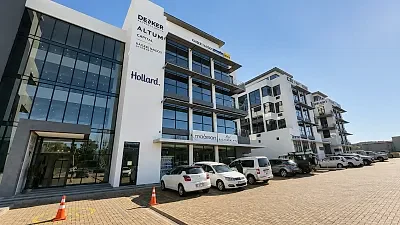 Open plan office area at Avanti Towers