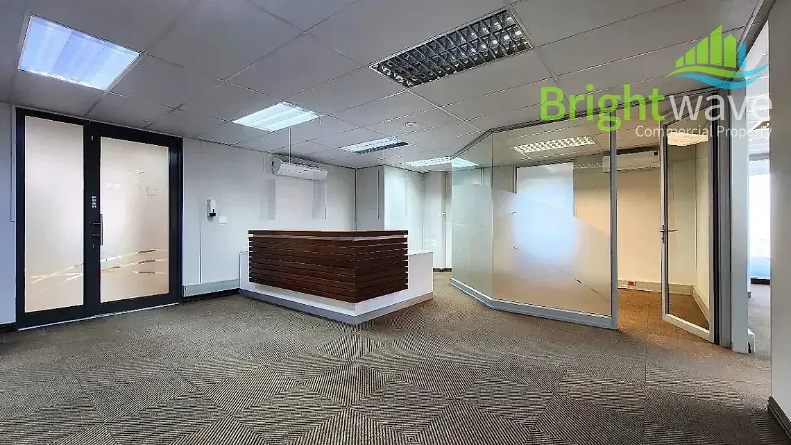 Open plan office area at Avanti Towers