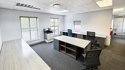 Open plan office area at The Forum