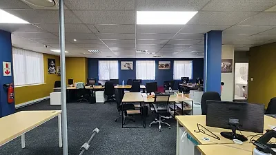 Open plan office area at Frazzitta Business Park