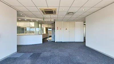 Open plan office area at Bloemhof Building