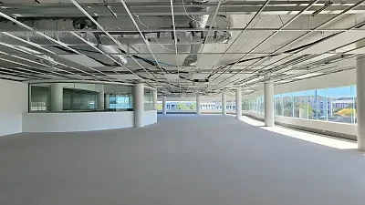 Open plan office area at Bloemhof Building
