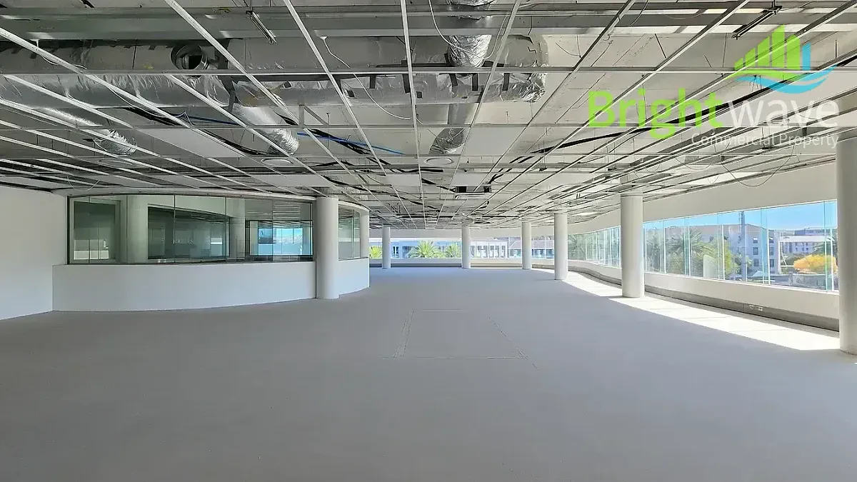 Open plan office area at Bloemhof Building
