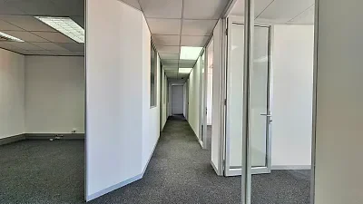 Open plan office area at Bloemhof Building