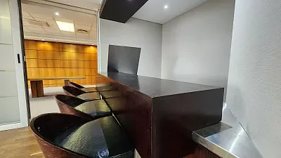 Open plan office area at Fedgroup Place