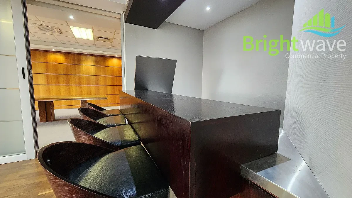 Open plan office area at Fedgroup Place