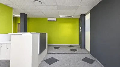 Open plan office area at Fedgroup Place