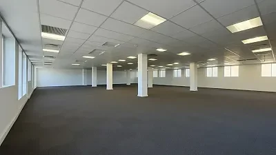 Open plan office area at Golden Mile