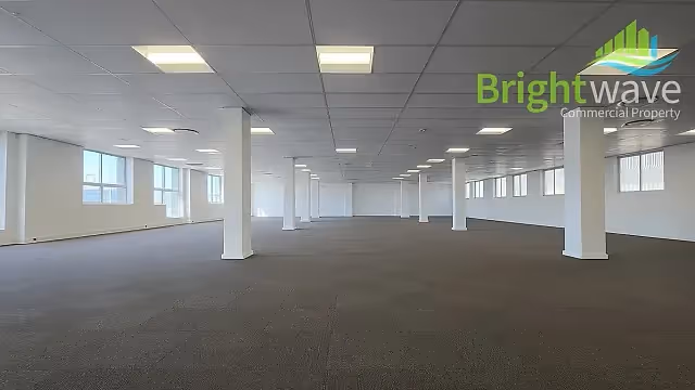 630 m2 office not available at Golden Mile in Tyger Valley, open plan interior.
