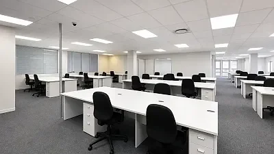 Open plan office area at Madison Square