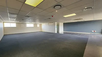 Open plan office area at Omni Park