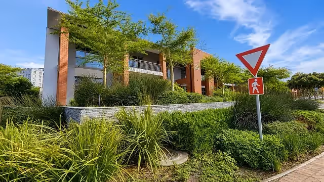 Mayfair Square in Century City, exterior view.