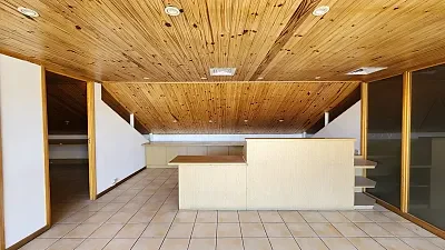 Open plan office area at Delphi Arena