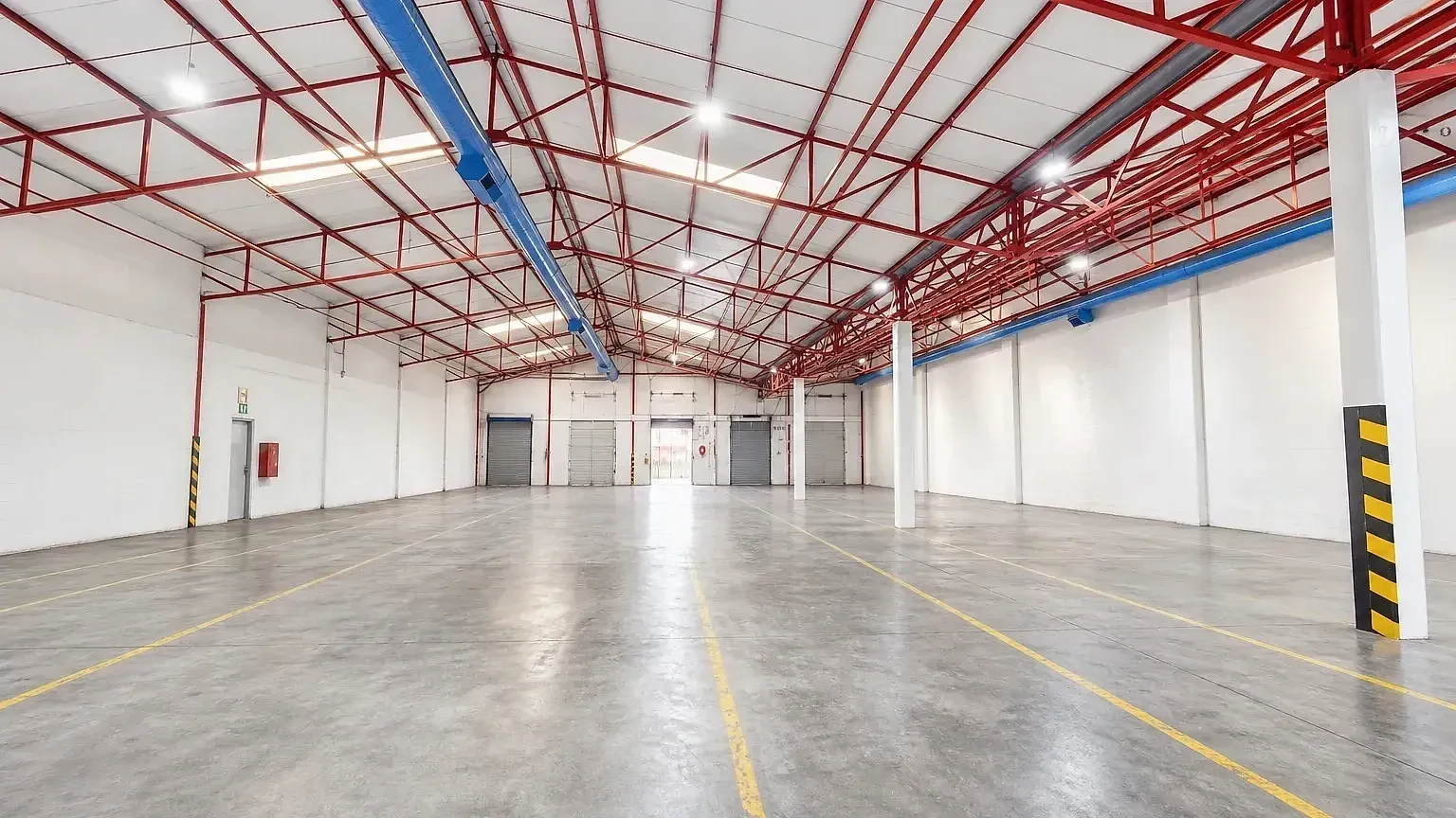 Interior of industrial space at Peter Barlow Complex, Bellville South
