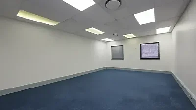Open plan office area at Smartsurv House
