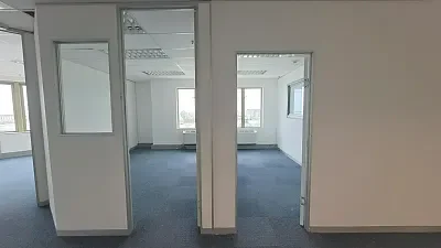 Open plan office area at Canal Walk Office Towers