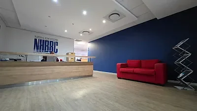 Open plan office area at Centennial Place
