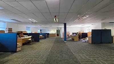 Office layout at Centennial Place, Century City