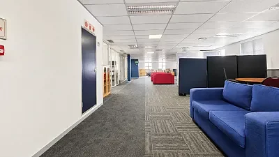 Office layout at Centennial Place, Century City