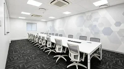 Open plan office area at Centennial Place