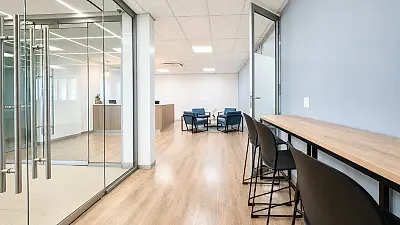 Office layout at Centennial Place, Century City