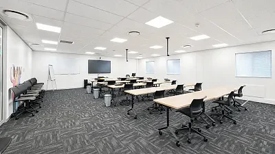 Open plan office area at Centennial Place