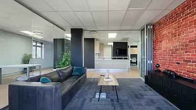Office layout at Grosvenor Square, Century City
