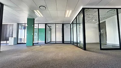 Open plan office area at Grosvenor Square