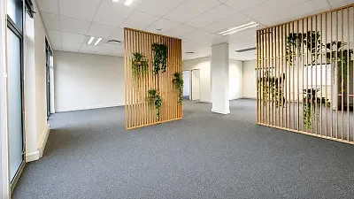 Office layout at The Unknown, Century City