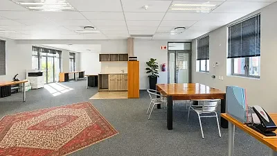 Open plan office area at Grosvenor Square